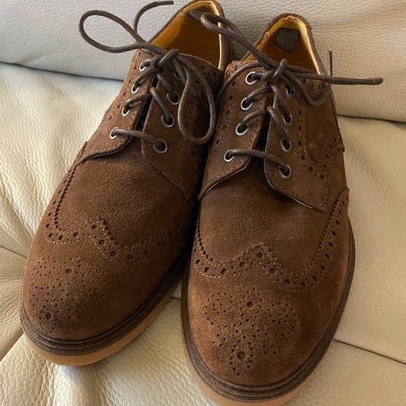 ZARA BROGUED BROWN SHOES - Picture 5 of 5